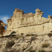 Eroded rocks in Bolnuevo